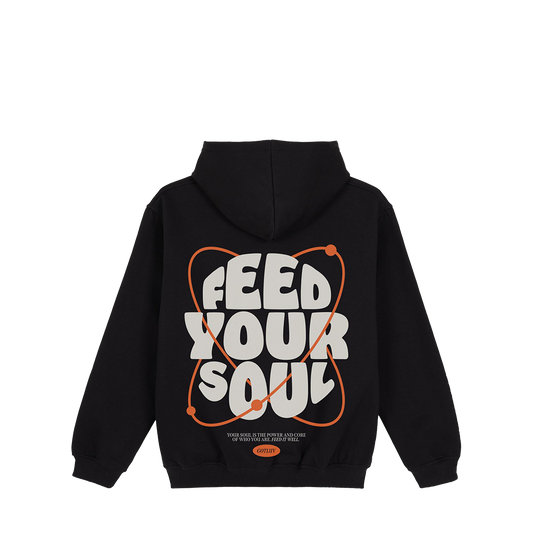 GotLuv "Feed Your Soul Hoodie" Pitch Black